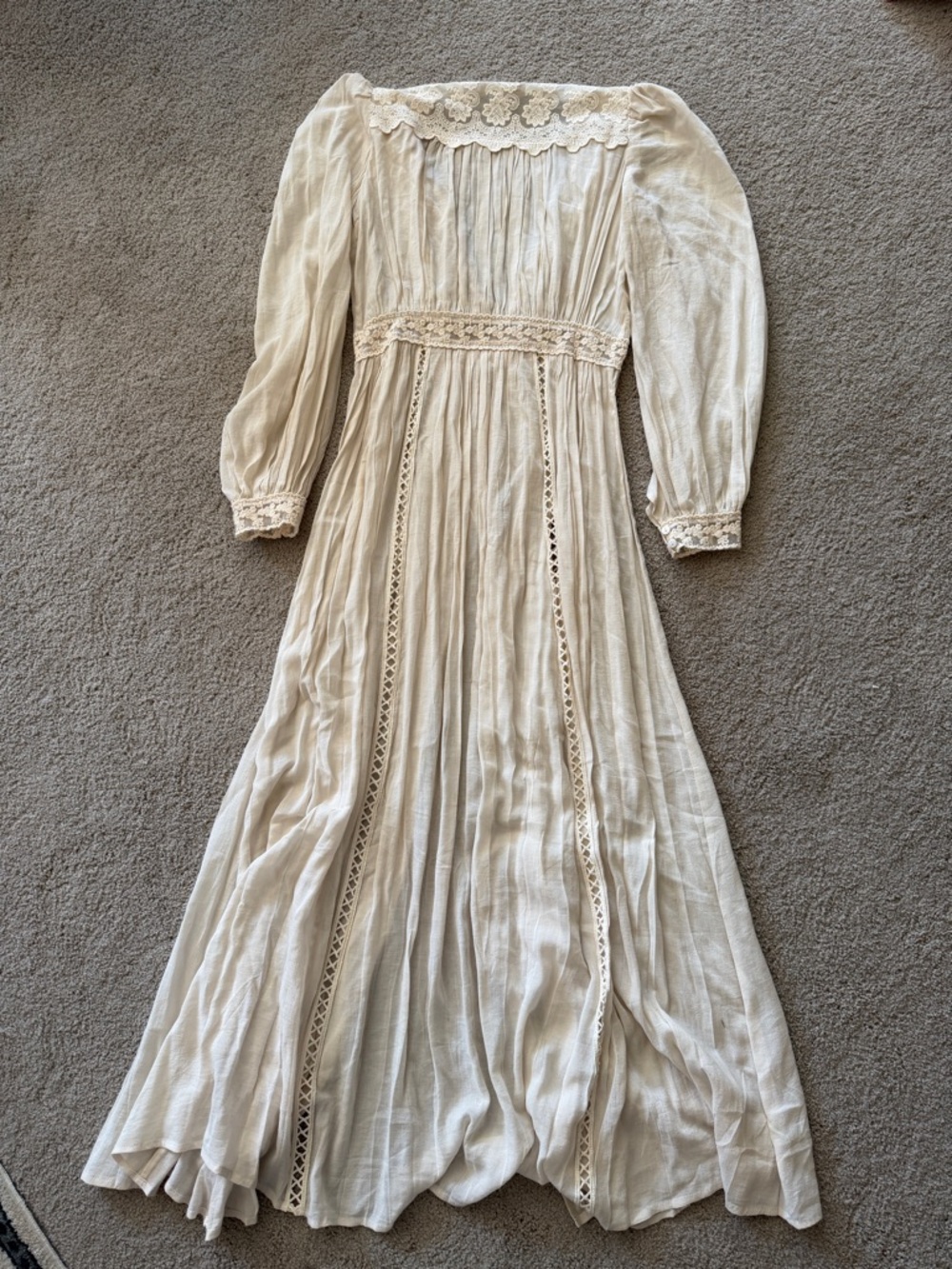 SPELL Le Gauze Lace Duster - S - Picture 9 of 13